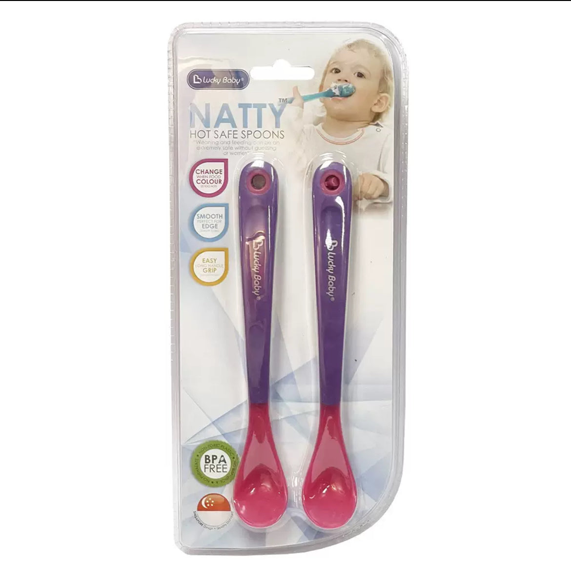 Heat-Sensitive Baby Spoons